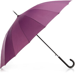 Parasol półautomatyczny szeroki fioletowy
