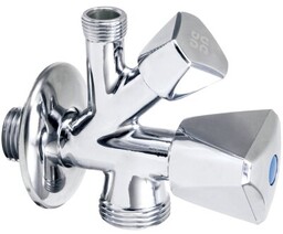 DEANTE VFA K624 Zawór kombinowany 1/2''-3/8''-3/4'', Chrom