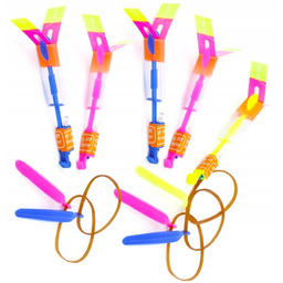 30X Zabawka Lotka Latająca Parasolka Led Proca Wiatraczek