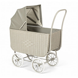 Wózek retro dla lalek Doll Pram Retro Rattan