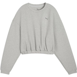 PUMA W CLOUDSPUN CREW jasnoszary wrzos