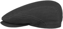 Belfast Linen Summer Flat Cap by Stetson, czarny