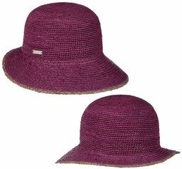 Kapelusz Typu Bonnet Tascova by Seeberger, śliwkowy, One