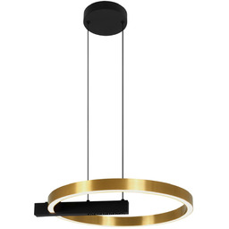 Lampa LED złoty okrąg 40 cm Metis K-8232