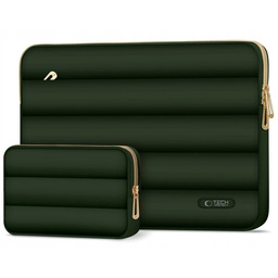 Etui na laptopa Tech-protect Puffy 13-14 cali Ciemnozielony