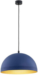 Lampa wisząca stalowa BONITA 8244 granat ze złotem