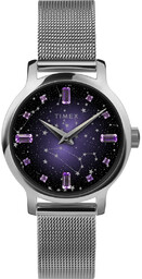 Zegarek Damski Timex TW2V52000 CYRKONIE srebrny