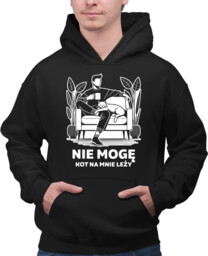 Nie mogę, kot na mnie leży - męska