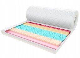 Materac nawierzchniowy 130x200 visco Hr Topper 6cm
