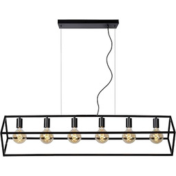 Lucide 00425/06/30 Zawieszenie, metal, 240 W, czarny