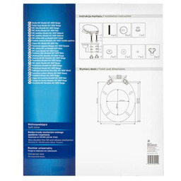 Deska WC Model 401 MDF beż