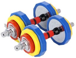 Sztangielki i sztanga 2w1 w walizce STC20 HMS