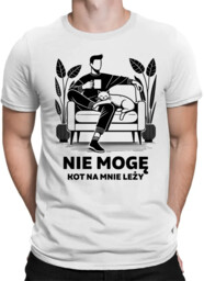 Nie mogę, kot na mnie leży - męska