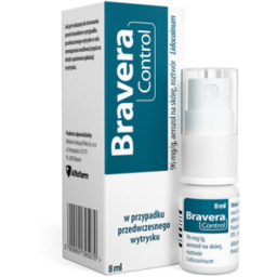 BRAVERA CONTROL aerozol na skórę 96mg/g, 8ml
