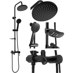 Rea Zestaw Prysznicowy Natryskowy REA Luis Czarny