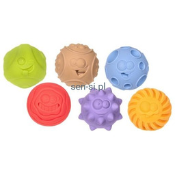 Buźki - piłeczki sensoryczne 6 szt.