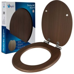 Deska WC Model 401 MDF brązowy