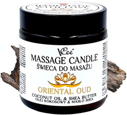 Nawilżająca świeca do masażu VCee 80g - oriental
