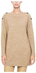 Sweter damski Sarah Pucini metaliczny klasyczny-S/M