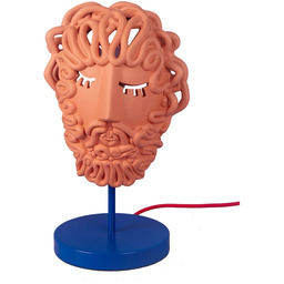 Lampa Stołowe SELETTI, pomarańczowy, salon, kamień