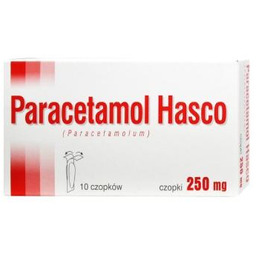 PARACETAMOL 250 mg - 10 czopków HASCO ->