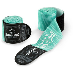 Ground Game Bandaże Bokserskie Owijki Prime Green 4m