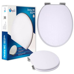 Deska WC Model 400 MDF biały