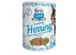 BRIT CARE Cat Snack Superfruits Herring 100g