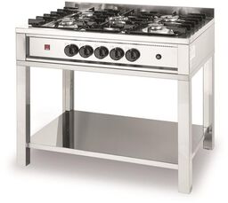 KUCHNIA GAZOWA 5-PALNIKOWA NA PODSTAWIE OTWARTEJ KITCHEN LINE