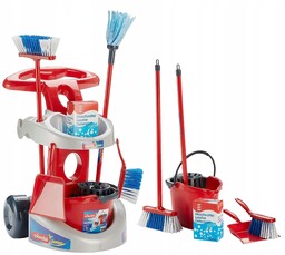 Klein 6721 Vileda Zestaw Wózek Do Sprzątania Mop