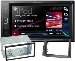 Radio Pioneer 2 Din Mikrofon Bluetooth Fiat Panda