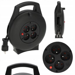 Przedłużacz Zwijany Bębowy Brennenstuhl Kabel Długość 10m 4