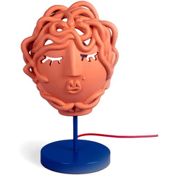 Lampa Stołowe SELETTI, pomarańczowy, salon, kamień