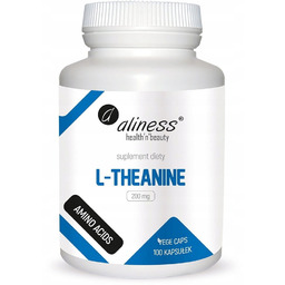 L-Theanine 200 mg x 100 Vege caps. Suplement