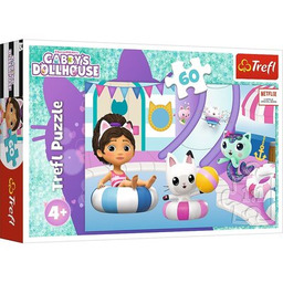 TREFL Puzzle Koci Domek Gabi Gabi na basenie