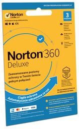 Norton 360 Deluxe 25GB 3 Urządzenia/1 Rok Kod