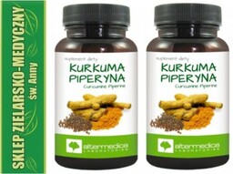 KURKUMA PIPERYNA 60 Kapsułek Wspomaga trawienie