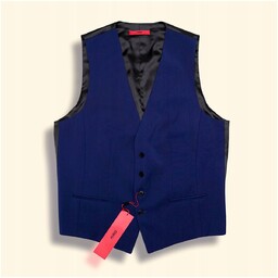 HUGO BOSS C-Wilson Kamizelka Garniturowa 100% Wełna Slim