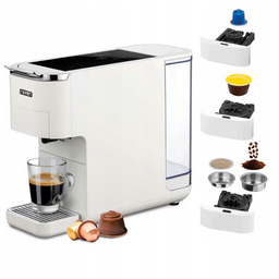 Ekspres ciśnieniowy kapsułkowy Raven EEK001B 3 adaptery