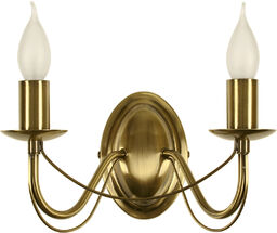 Candellux MUZA 22-69156 kinkiet lampa ścienna patyna 2X40W