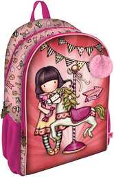 SANTORO -Plecak 2 Zamki Gorjuss Fairground Carousel 31,5X40X22,5Cm,