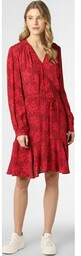 Tommy Hilfiger Sukienka damska Kobiety wiskoza czerwony wzorzysty