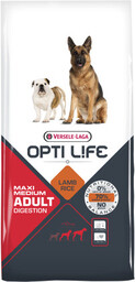Versele-Laga Opti Life Adult Digestion MediumMaxi Jagnięcina