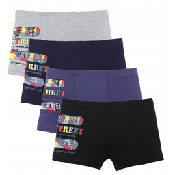 Majtki Bokserki Chłopięce Młodzieżowe Wzory Wygodne 4-PAK MORAJ