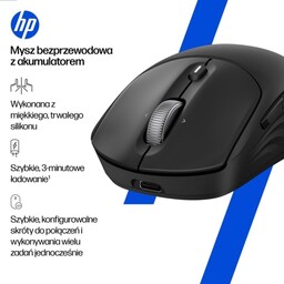Mysz HP 700 Rechargeable Mouse Black bezprzewodowa