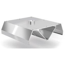 Polgast Okap centralny trapezowy 1900x1600 mm I Stal