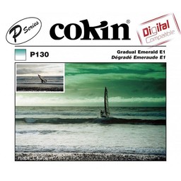 Cokin P130 Filtr połówkowy szmaragdowy E1 z twardym