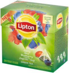 Lipton o smaku Jagoda i Goji Herbata zielona