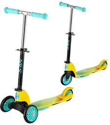 NILS FUN HLB202 2w1 LIME HULAJNOGA DZIECIĘCA 2w1