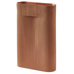 Muuto - Ridge Vase H48,5 Terracotta